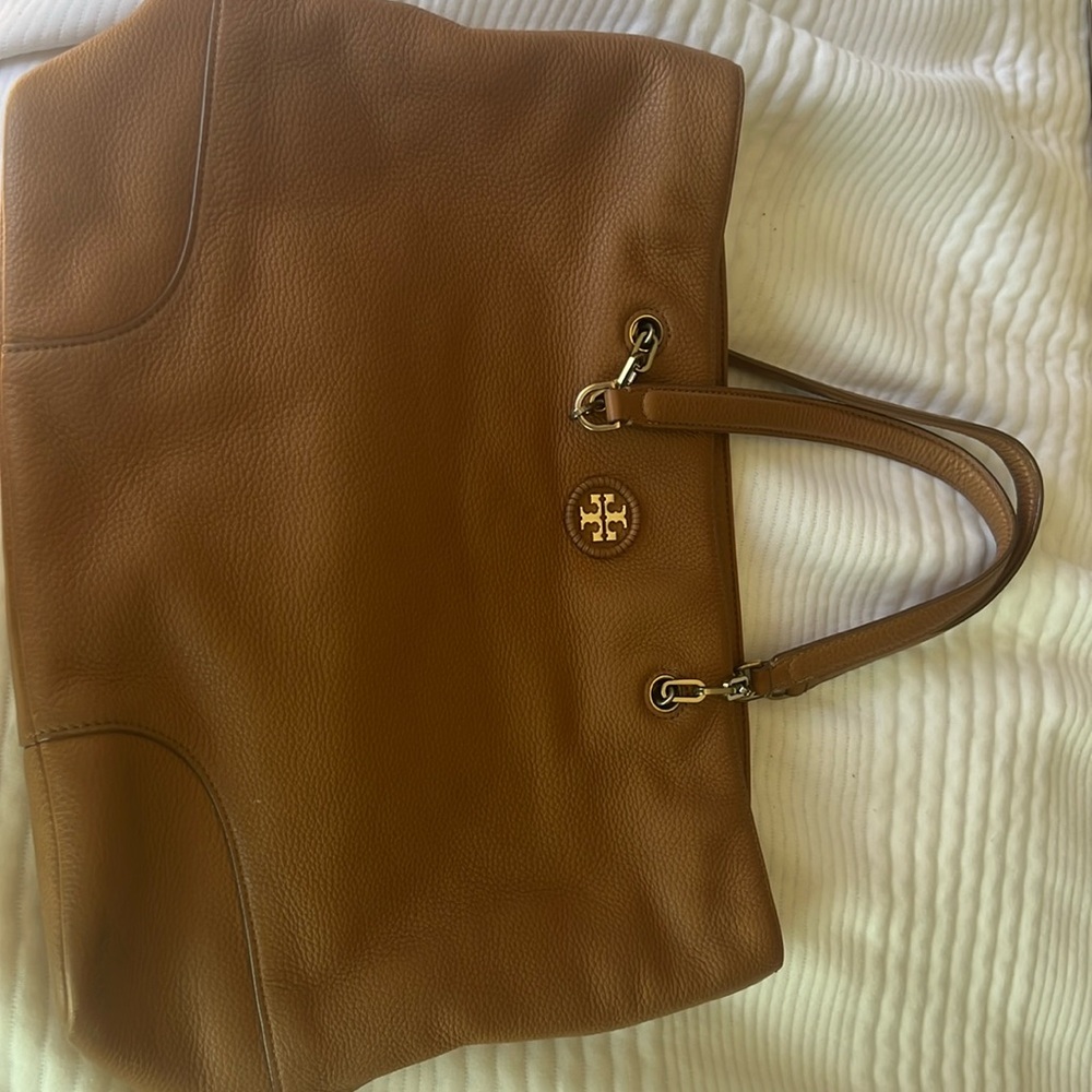 Tory Burch Carter tote pebbled leather